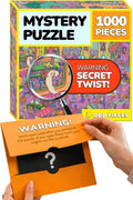 Shutter Bug, 1000-piece mystery puzzle, Odd Pieces