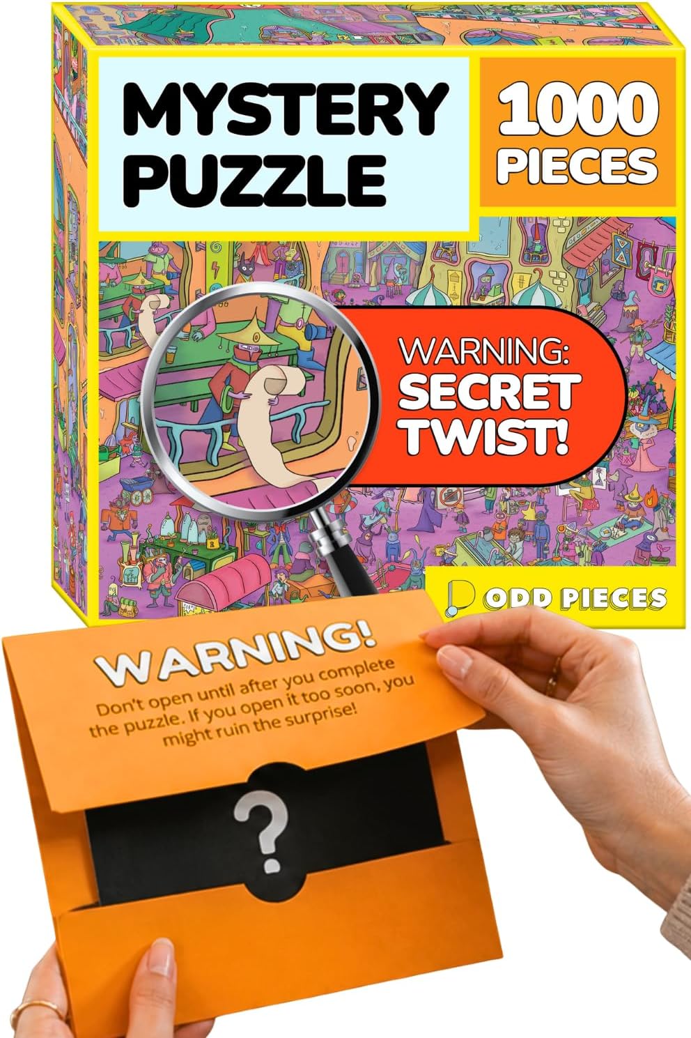 Shutter Bug, 1000-piece mystery puzzle, Odd Pieces