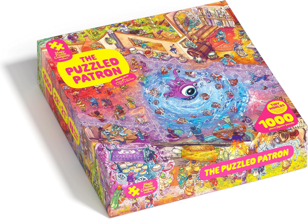 The Puzzled Patron, 1000-piece puzzle, Magic Puzzle Company