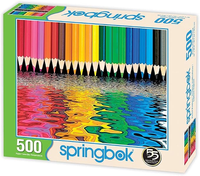 Pencil Pushers, 500-piece puzzle, Springbok