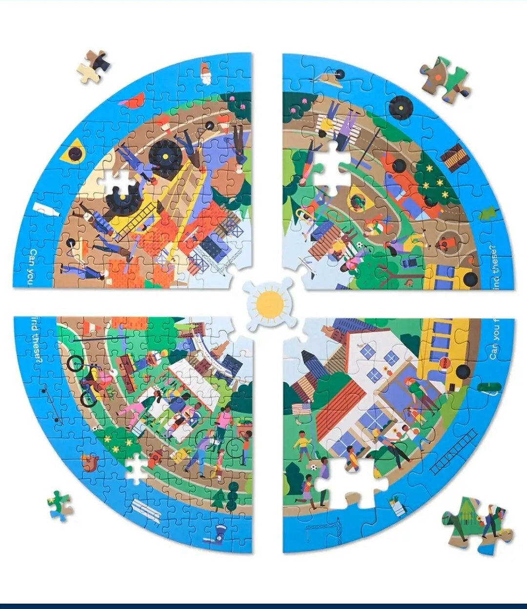 Busy City, 235-piece kids' puzzle, Pennycake