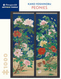 Peonies - Kano Yoshinobu, 1000-piece puzzle, Pomegranate