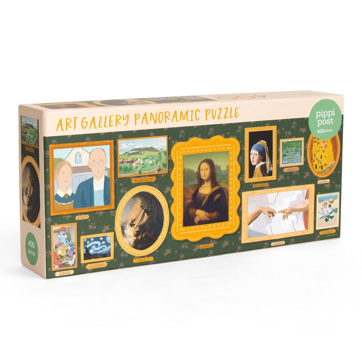 Art Gallery, 400-piece panoramic puzzle, Pippi Post