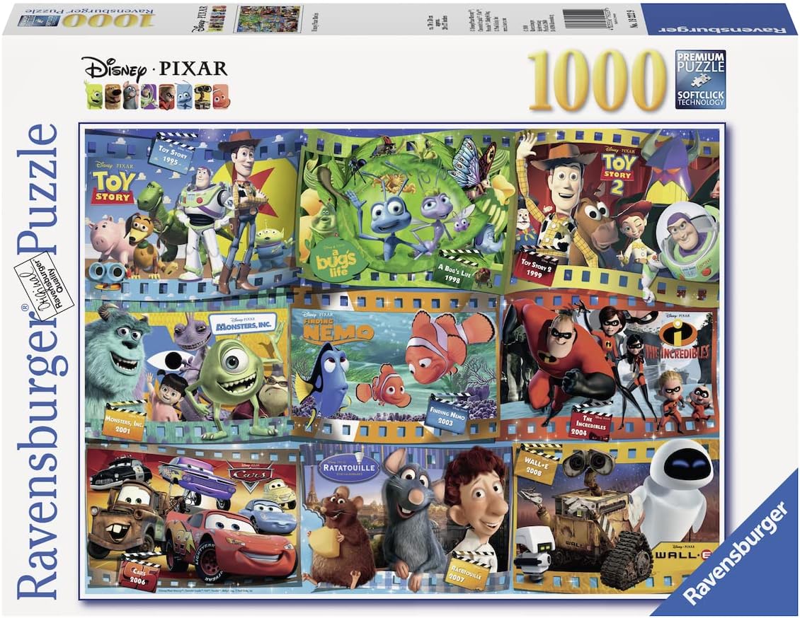Disney Pixar Movies, 1000-piece puzzle, Ravensburger