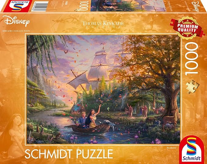 Disney Kinkade Pocahontas, 1000-piece puzzle, Schmidt