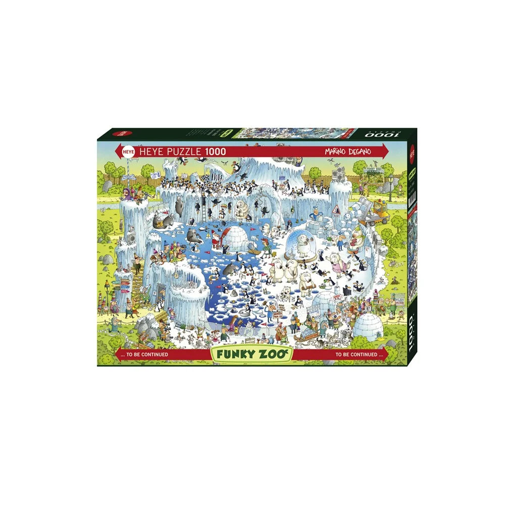 Funky Zoo: Polar Habitat, 1000-piece puzzle, Heye