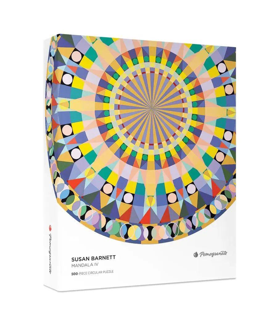 Mandala IV - Susan Barnett, 500-piece circular puzzle, Pomegranate