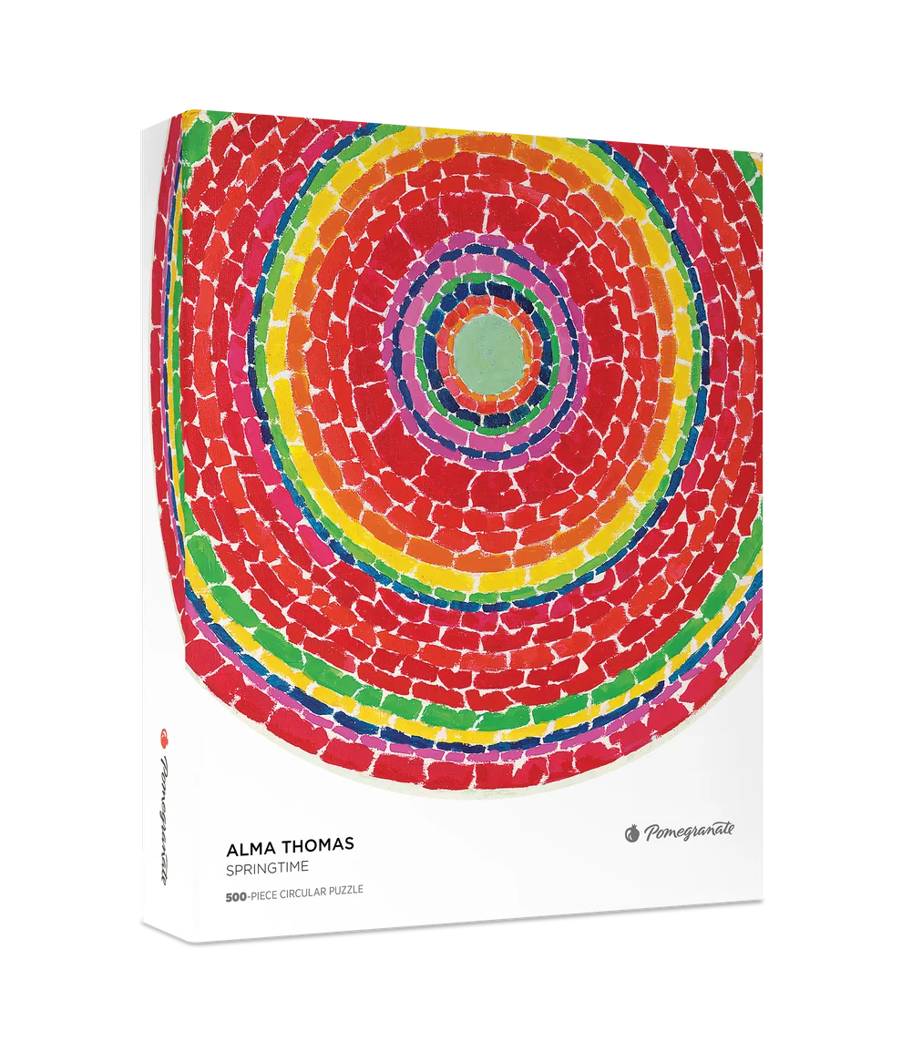 Springtime - Alma Thomas, 500-piece circular puzzle, Pomegranate