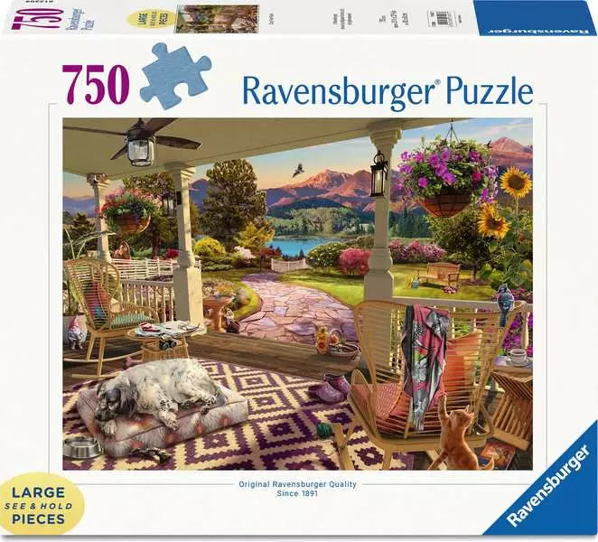 Cozy Front Porch, 750-piece puzzle, Ravensburger
