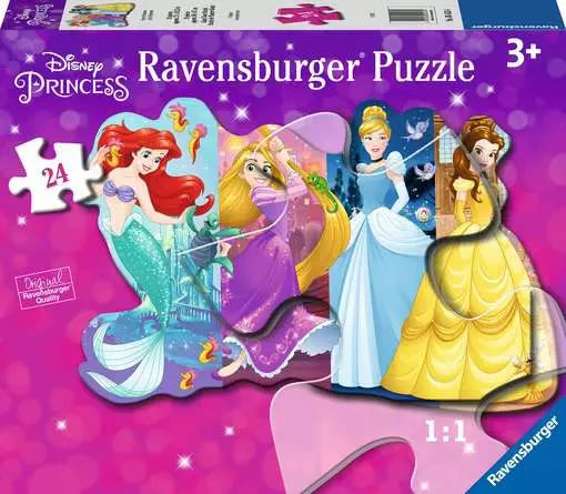 Pretty Princesses, 24-piece kids' puzzle, Ravensburger