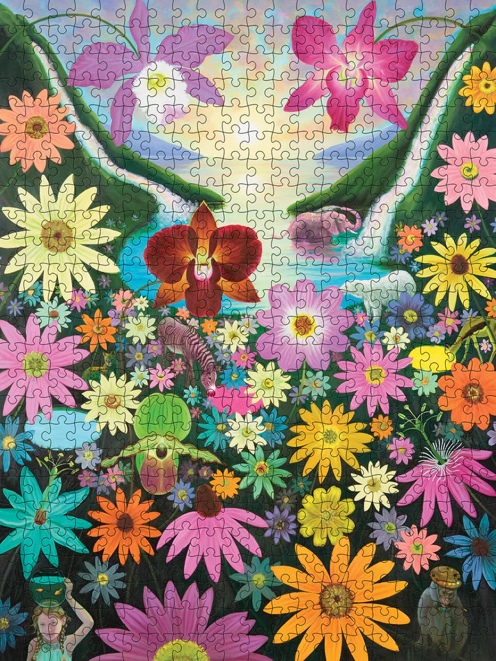 Rainbow Falls - L. C. Armstrong, 500-piece puzzle, Pomegranate
