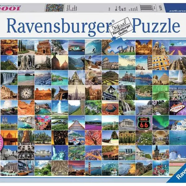99 Beautiful Places on Earth, 1000-piece puzzle, Ravensburger