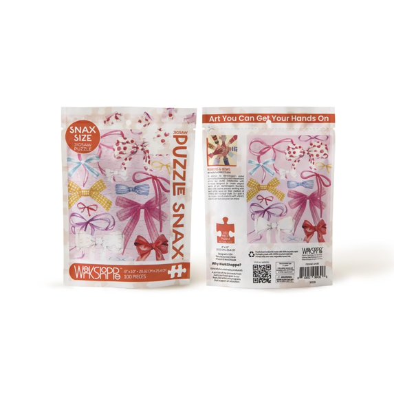 Ribbons and Bows, 100-piece puzzle, WerkShoppe