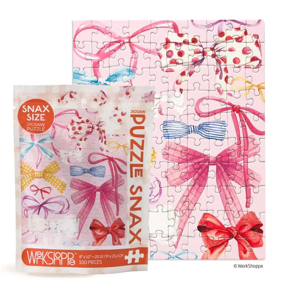 Ribbons and Bows, 100-piece puzzle, WerkShoppe