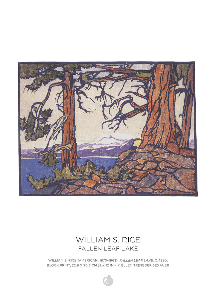 William S. Rice Puzzle Set, 2 double-sided 120-piece puzzles, Pomegranate