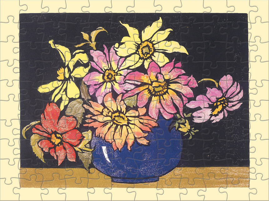 William S. Rice Puzzle Set, 2 double-sided 120-piece puzzles, Pomegranate