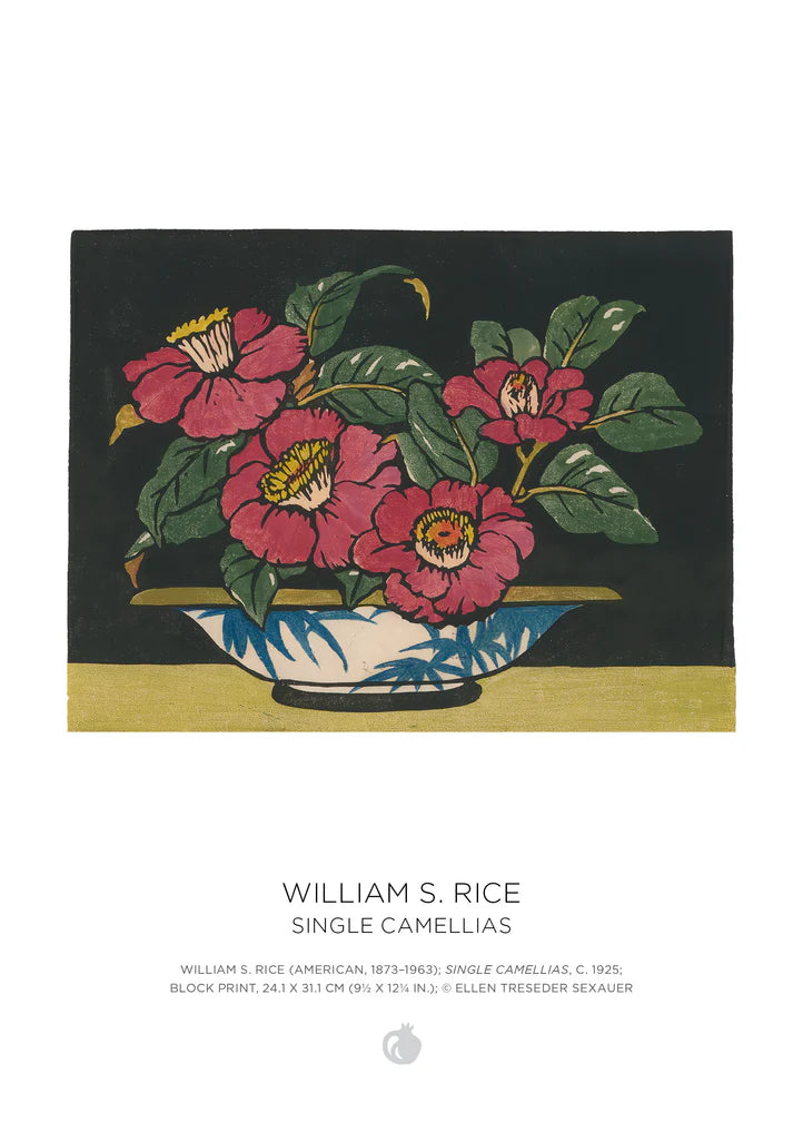 William S. Rice Puzzle Set, 2 double-sided 120-piece puzzles, Pomegranate