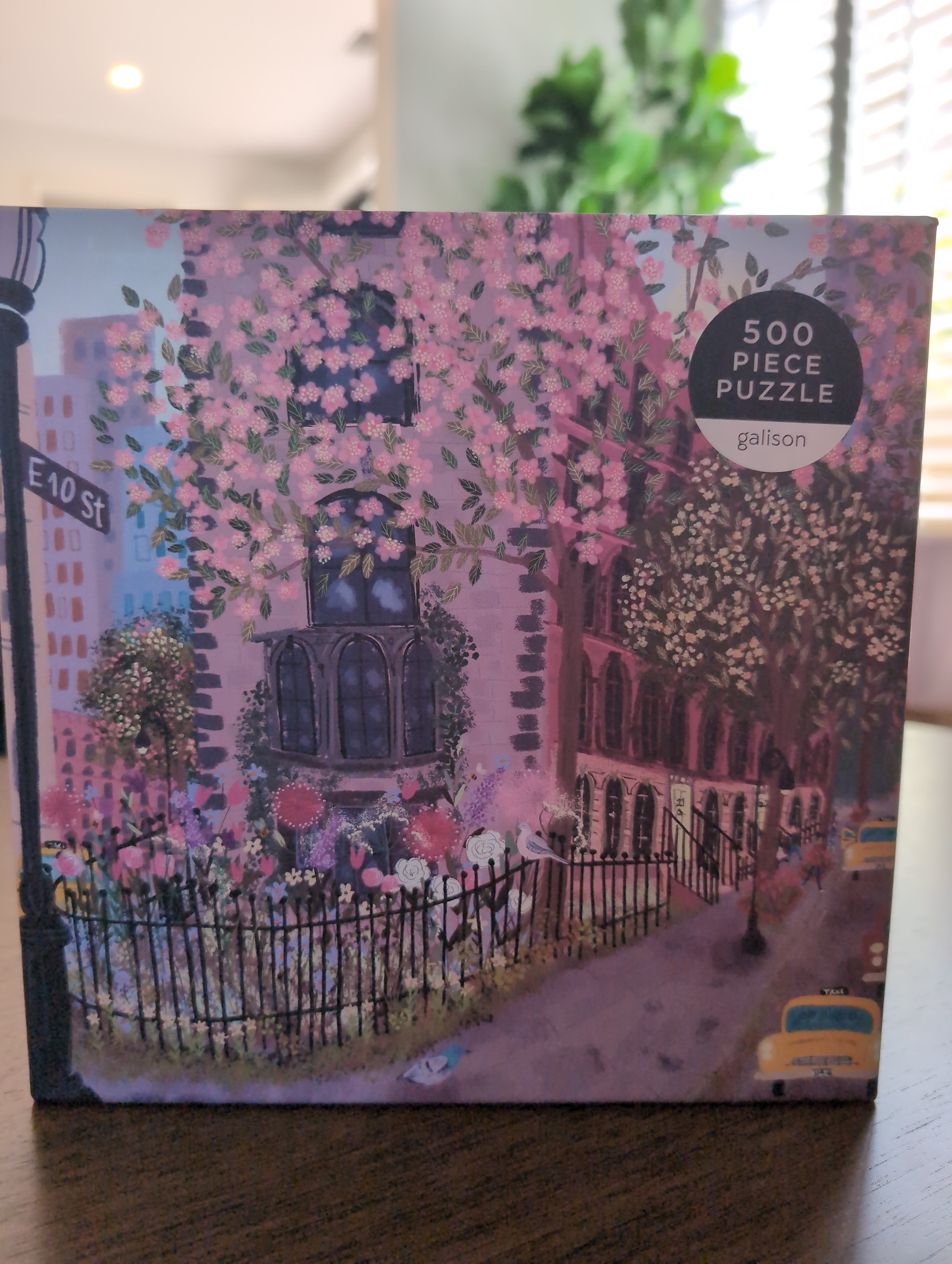Blooming Streets, 500-piece puzzle, Galison