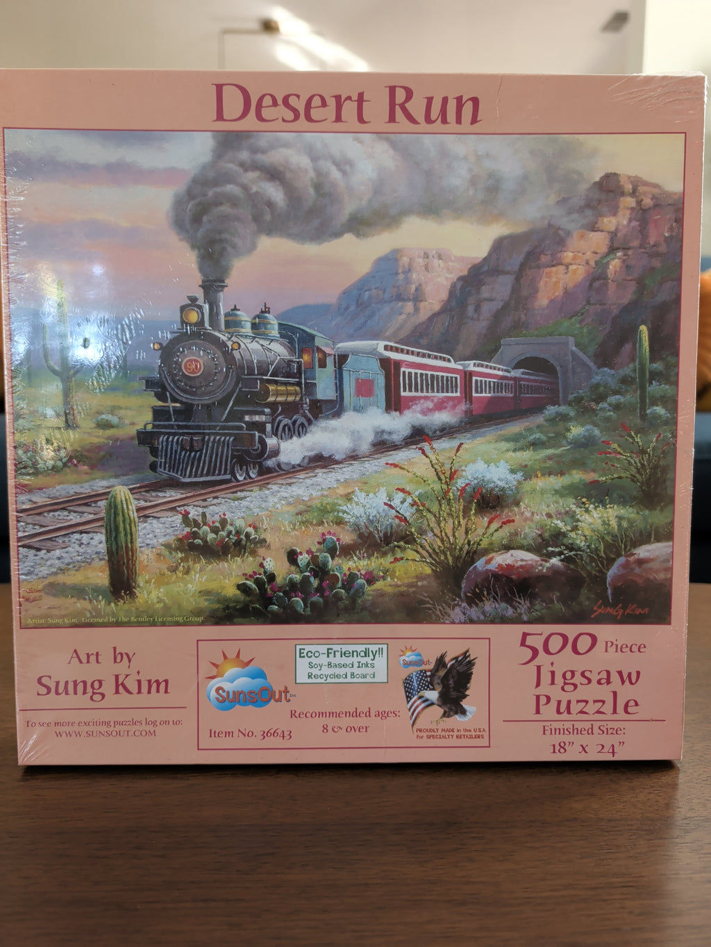 Desert Run, 500-piece puzzle, SunsOut