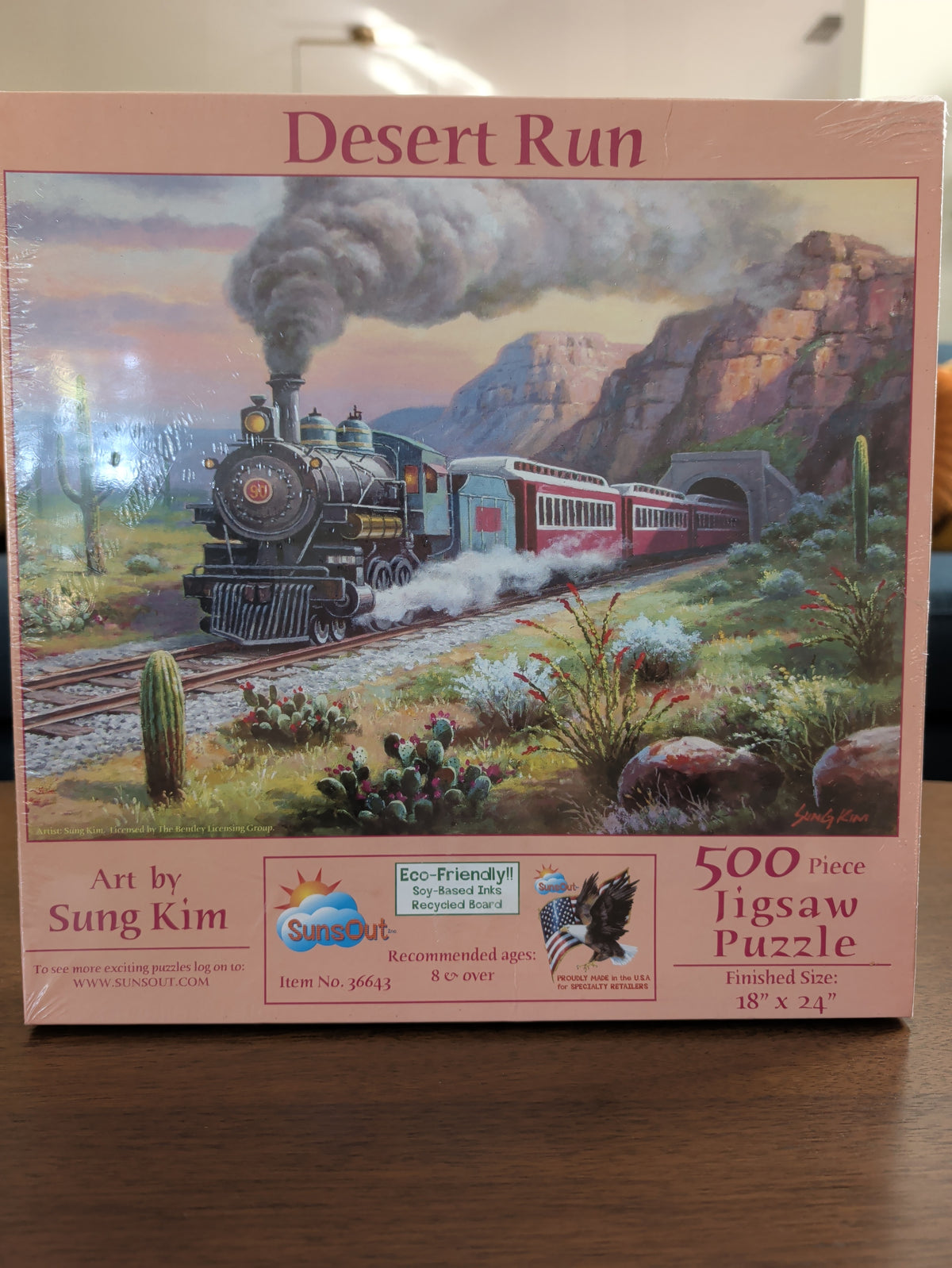 Desert Run, 500-piece puzzle, SunsOut