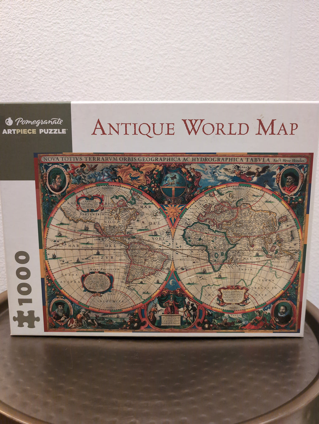 Antique World Map, 1000-piece puzzle, Pomegranate