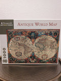 Antique World Map, 1000-piece puzzle, Pomegranate
