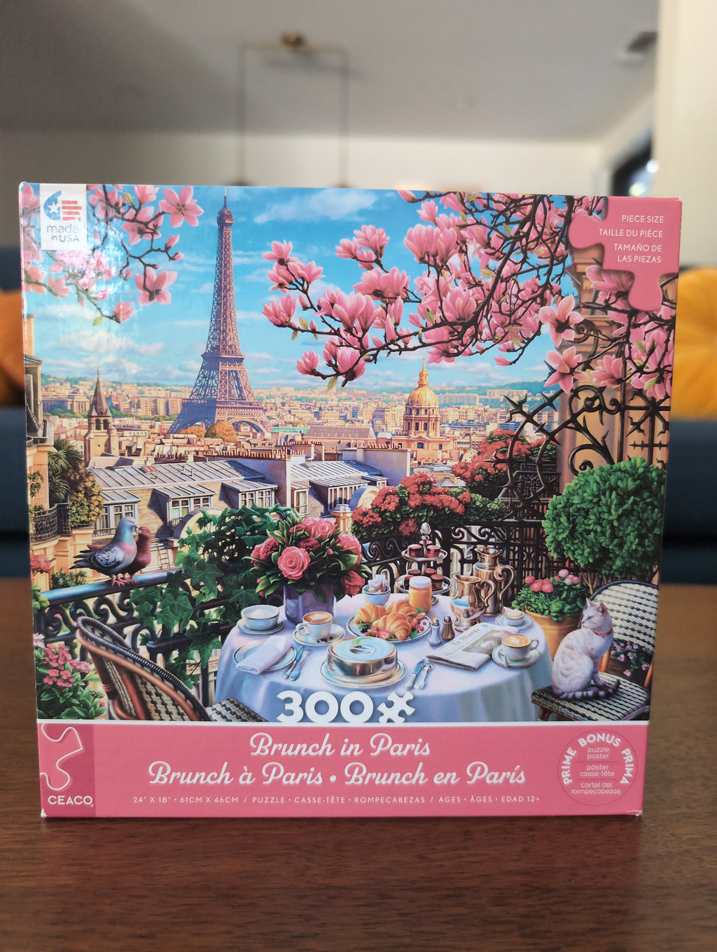Brunch in Paris, 300-piece puzzle, Ceaco