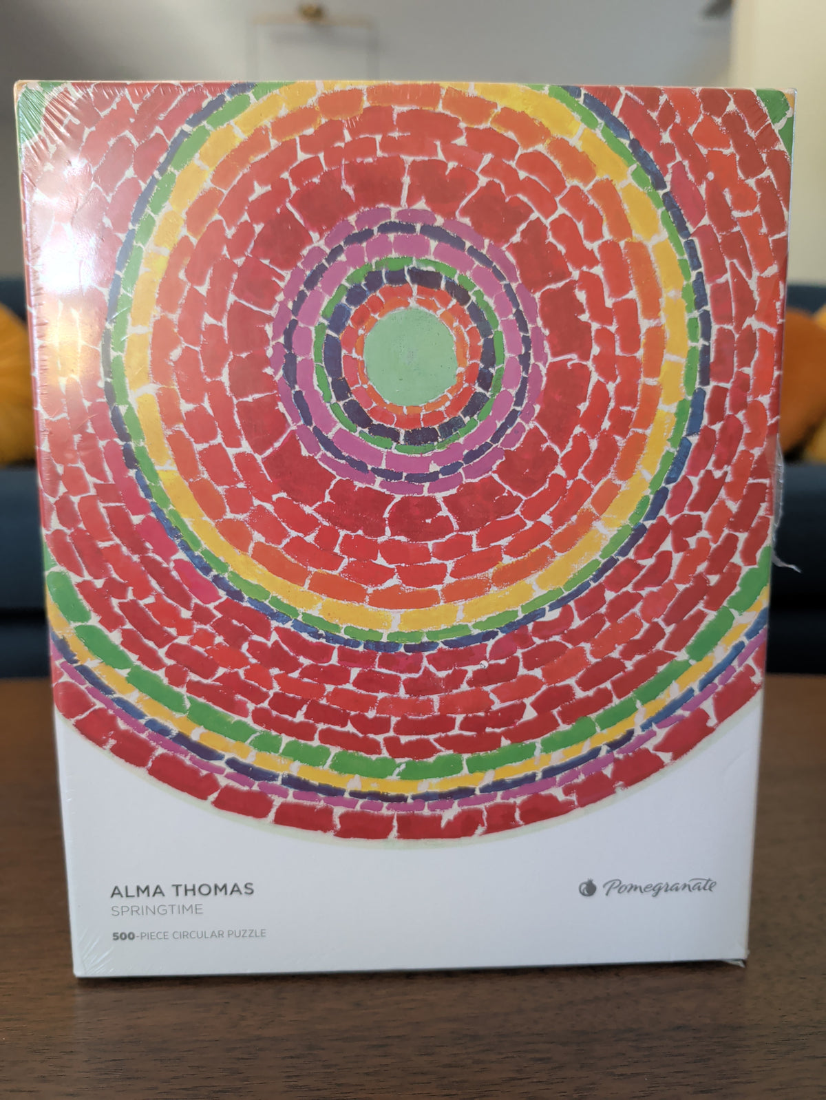 Springtime - Alma Thomas, 500-piece circular puzzle, Pomegranate