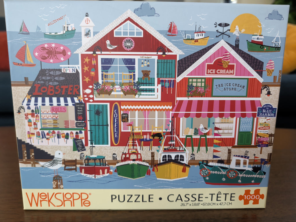 Blue Harbor, 1000-piece puzzle, WerkShoppe