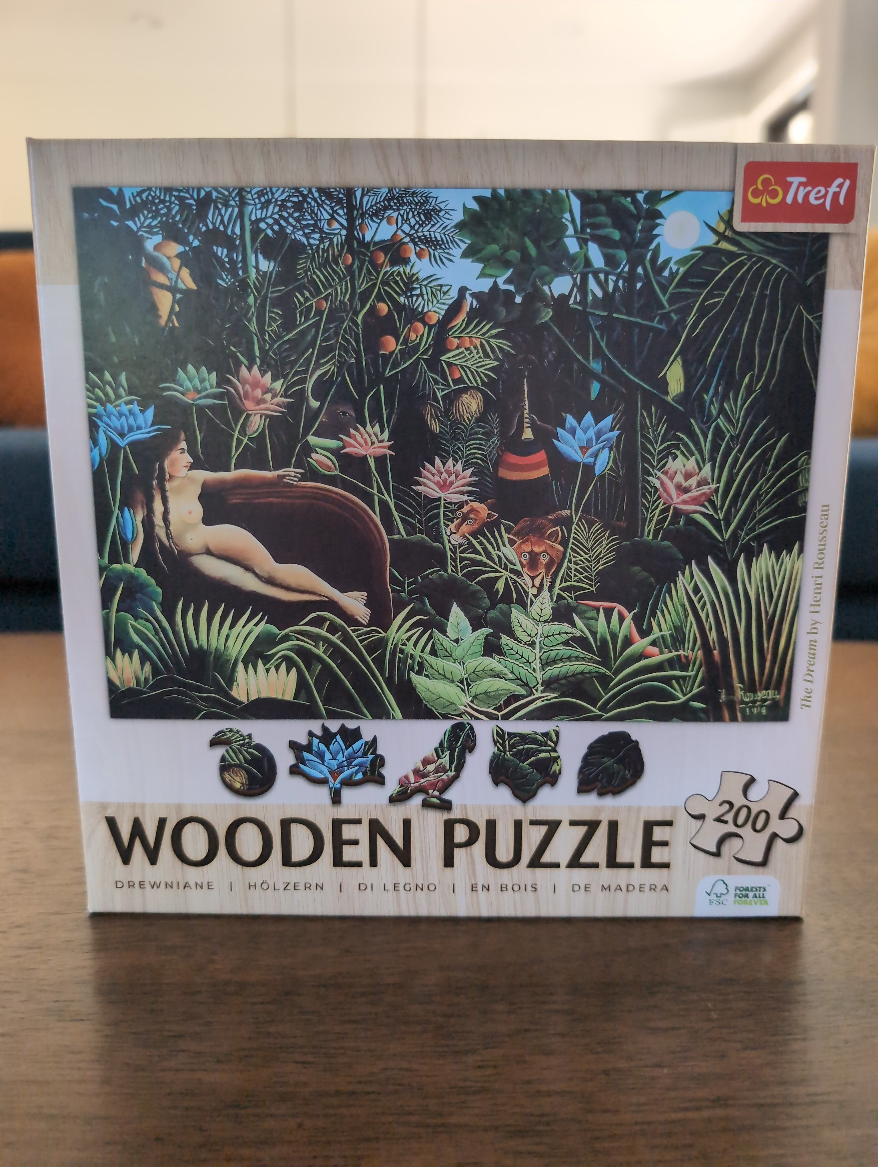 The Dream (Henri Rousseau), 200-piece wooden puzzle, Trefl
