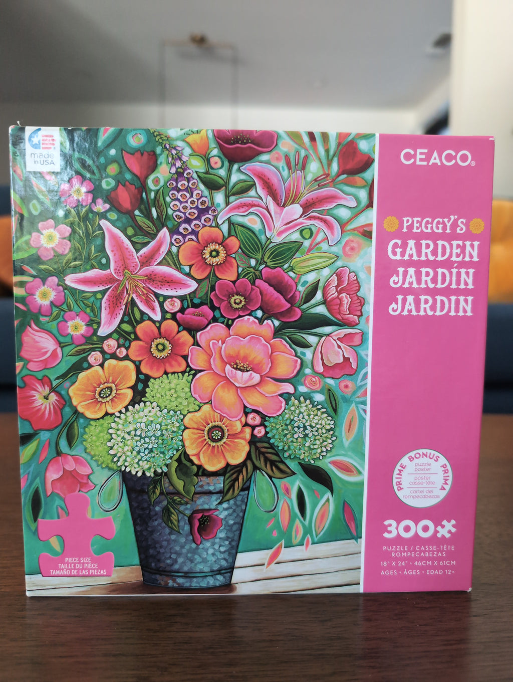 Peggy's Garden, 300-piece puzzle, Ceaco
