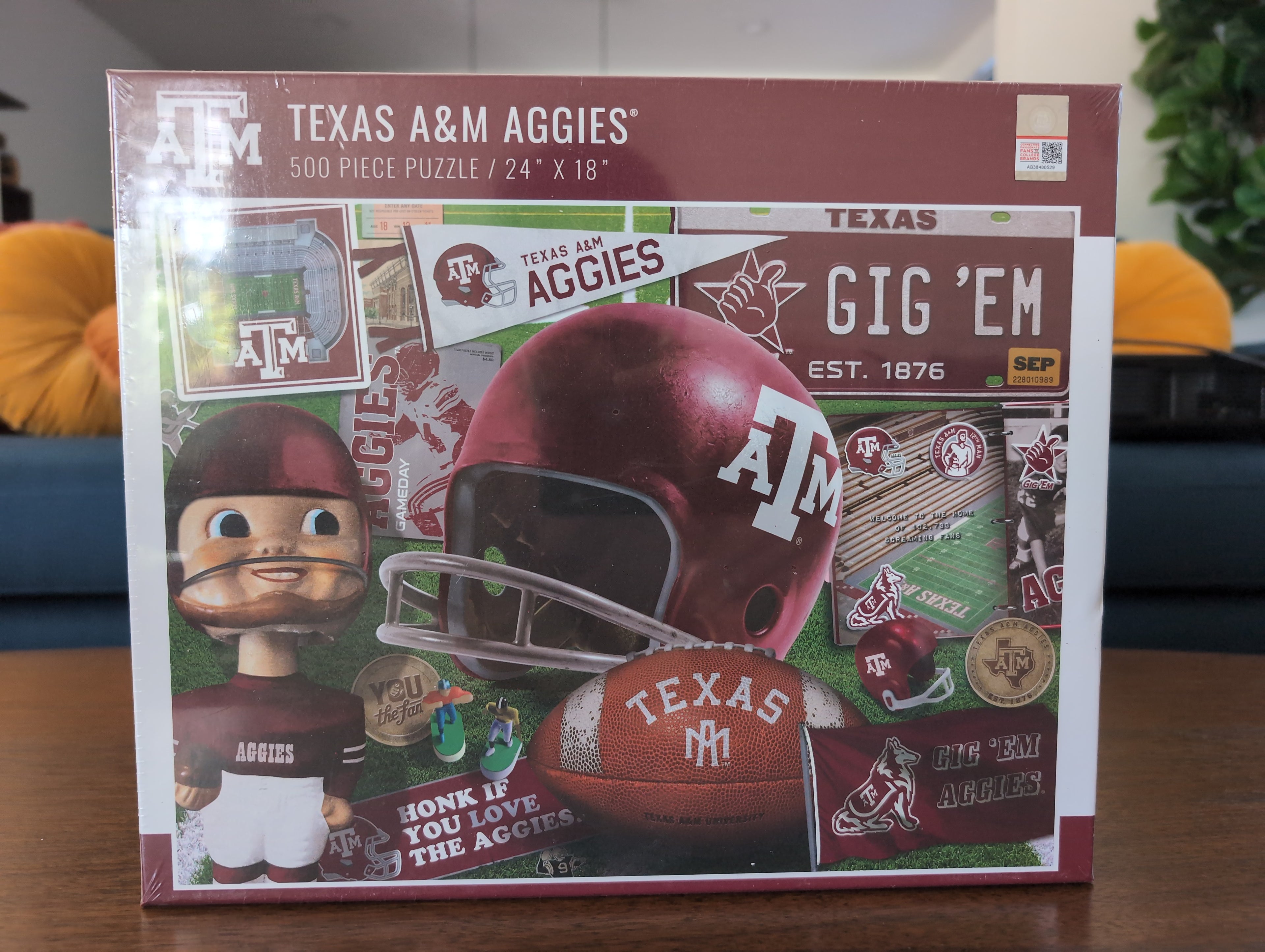 Texas A&M Aggies, 500-piece puzzle, C.C. Creations