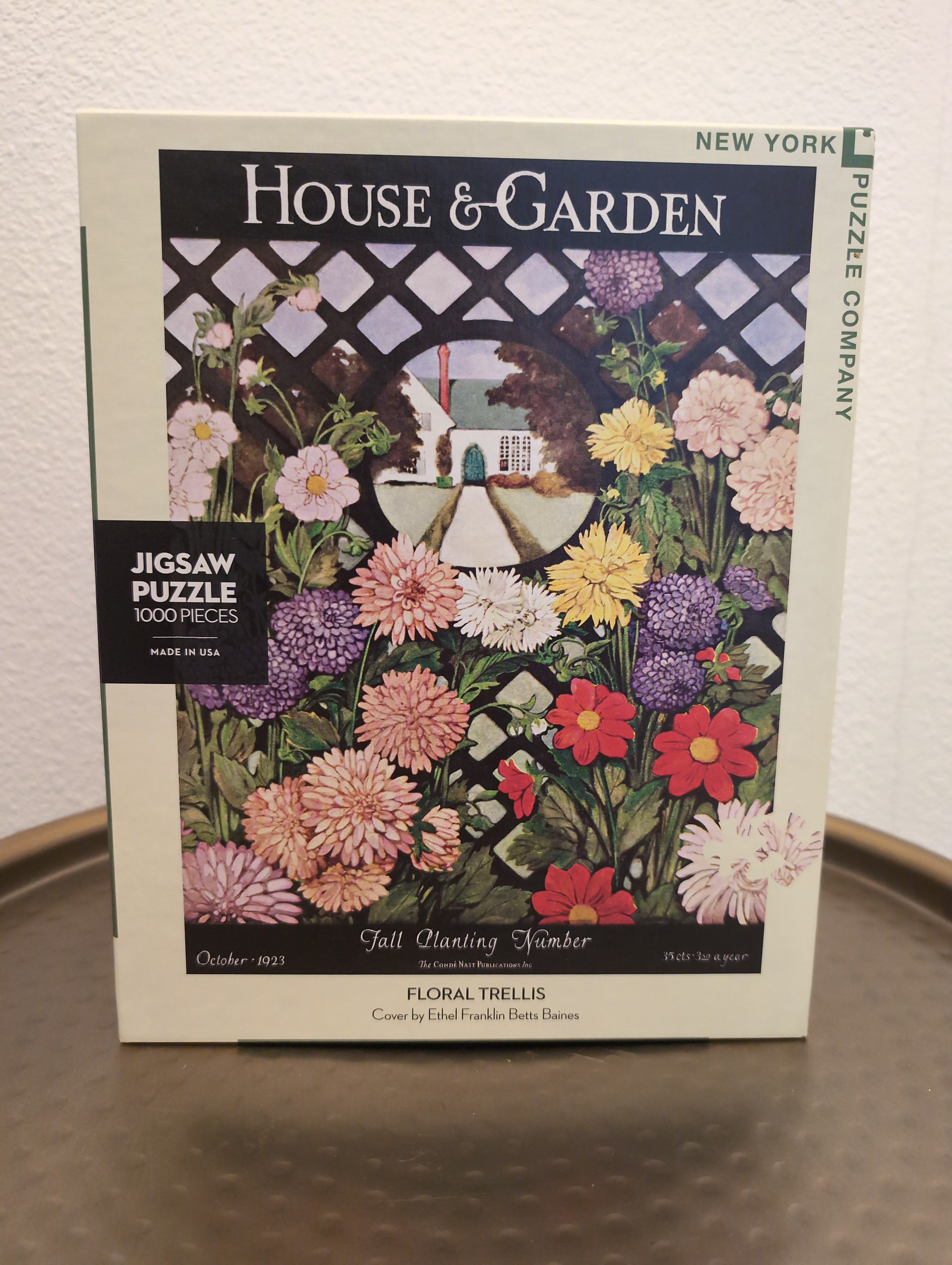 Floral Trellis - House & Garden, 1000-piece puzzle, New York Puzzle Company