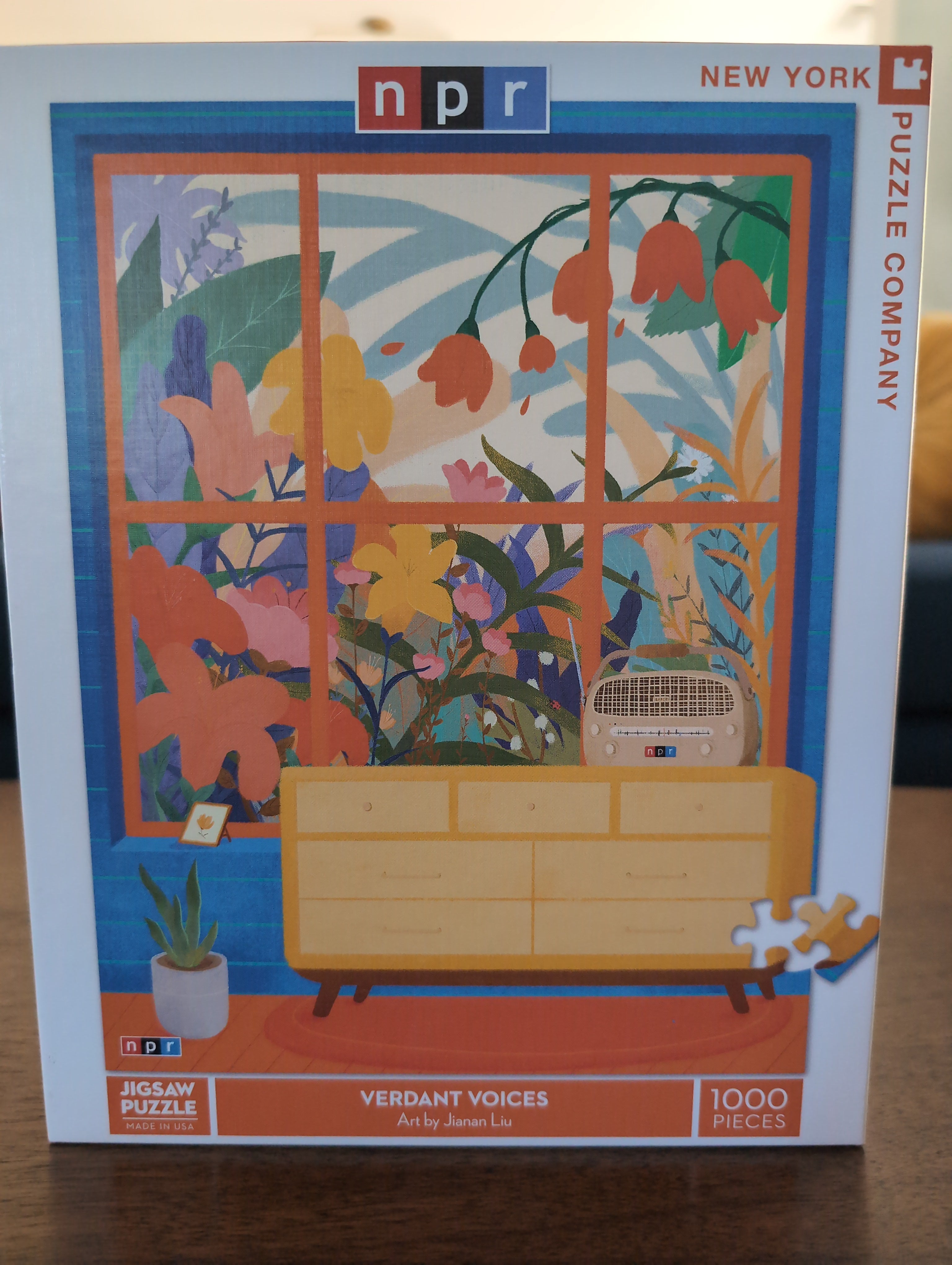 Verdant Voices, 1000-piece puzzle, New York Puzzle Company