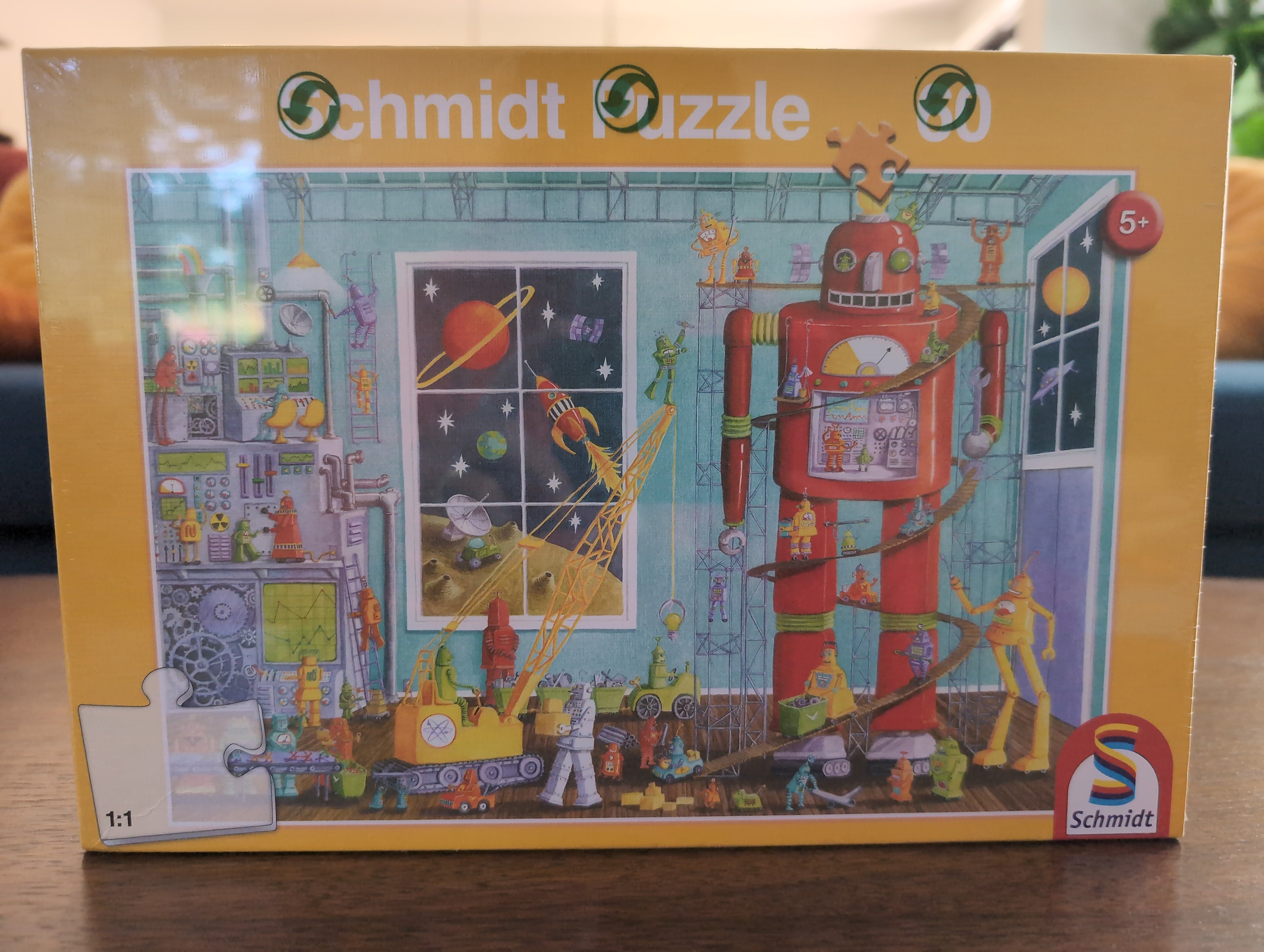 Robots, 60-piece kids' puzzle, Schmidt