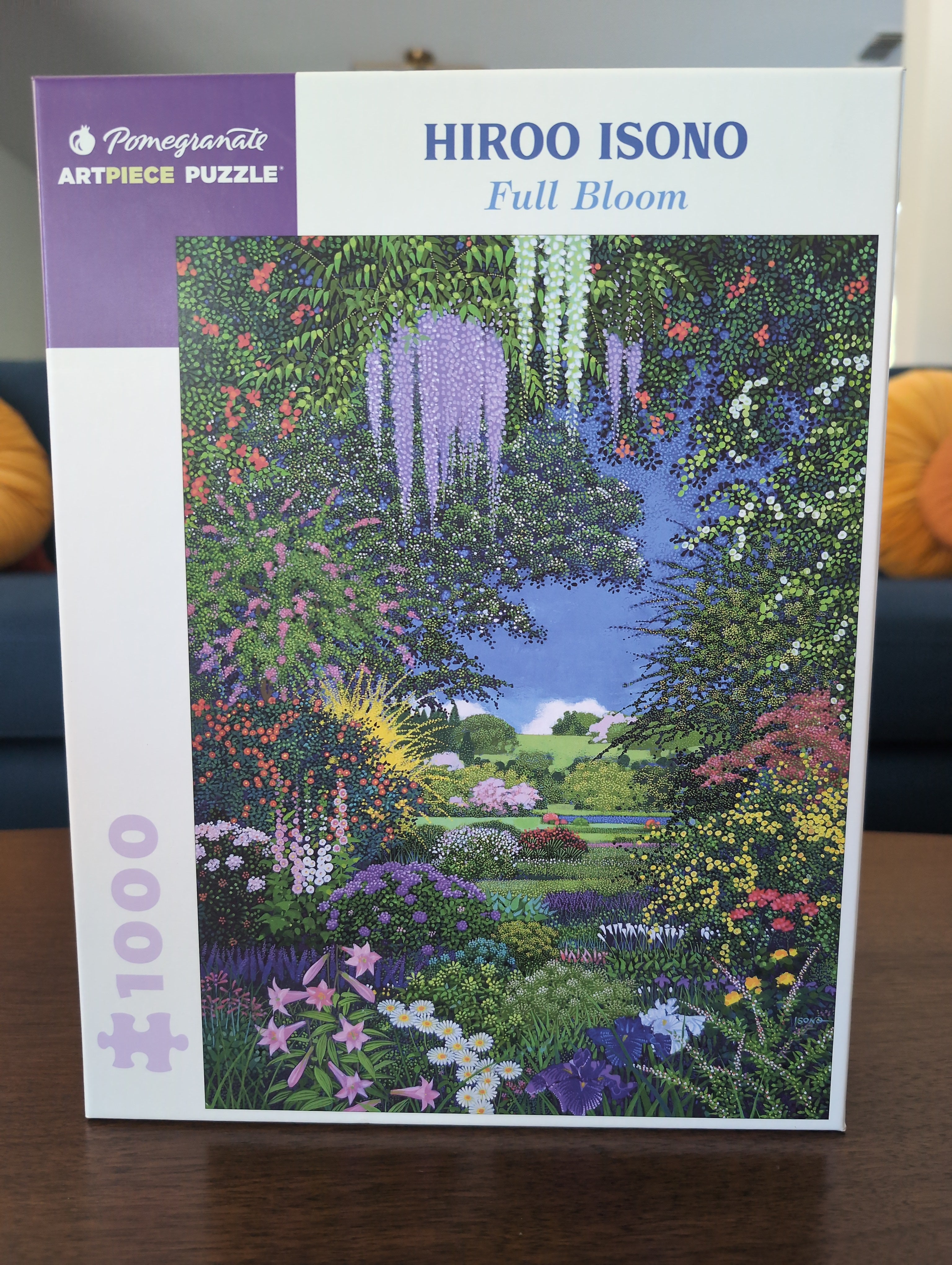 Full Bloom - Hiroo Isono, 1000-piece puzzle, Pomegranate