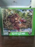 Cozy Cabin Life, 500-piece puzzle, Springbok