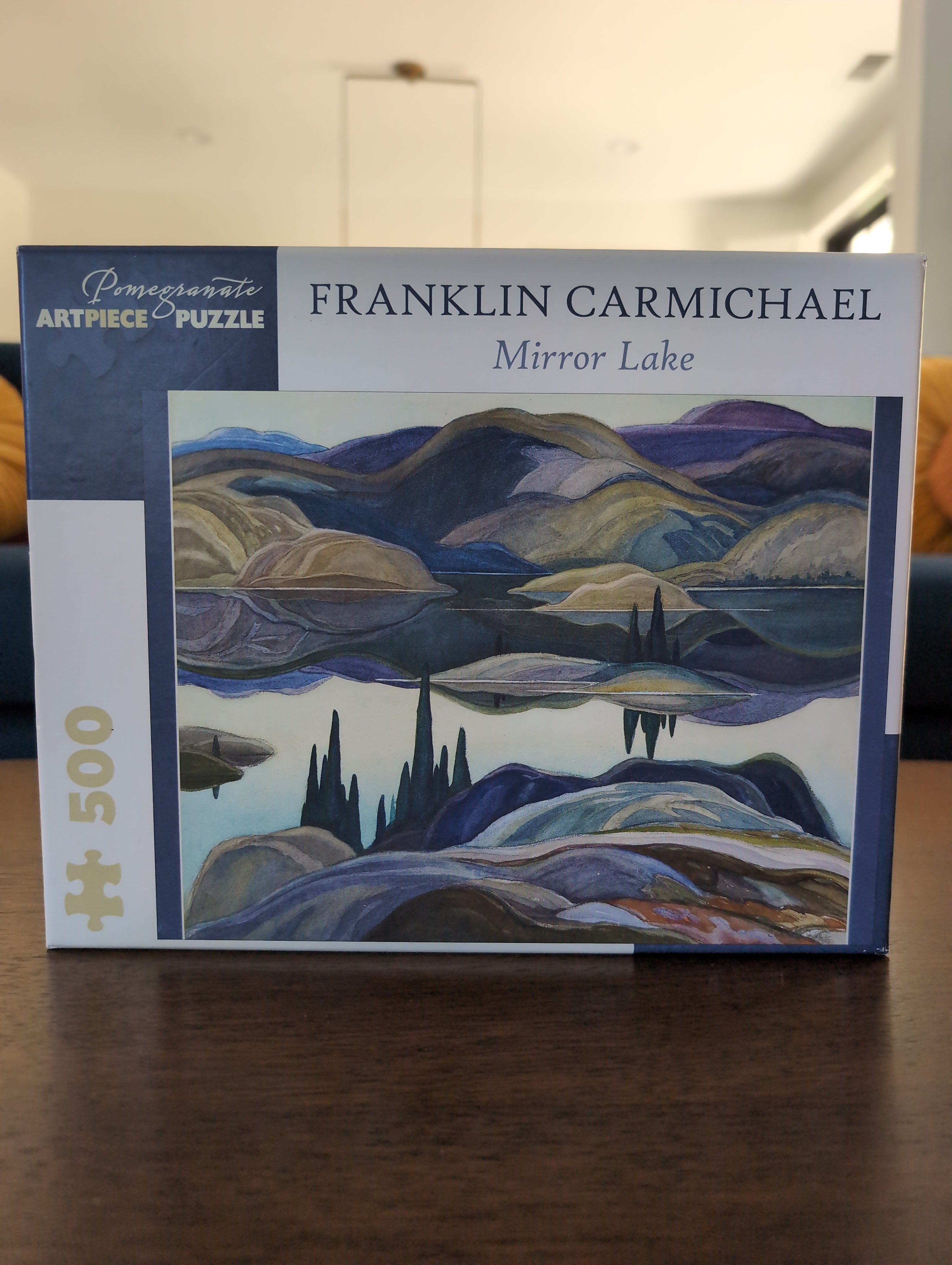 Mirror Lake - Franklin Carmichael, 500-piece puzzle, Pomegranate