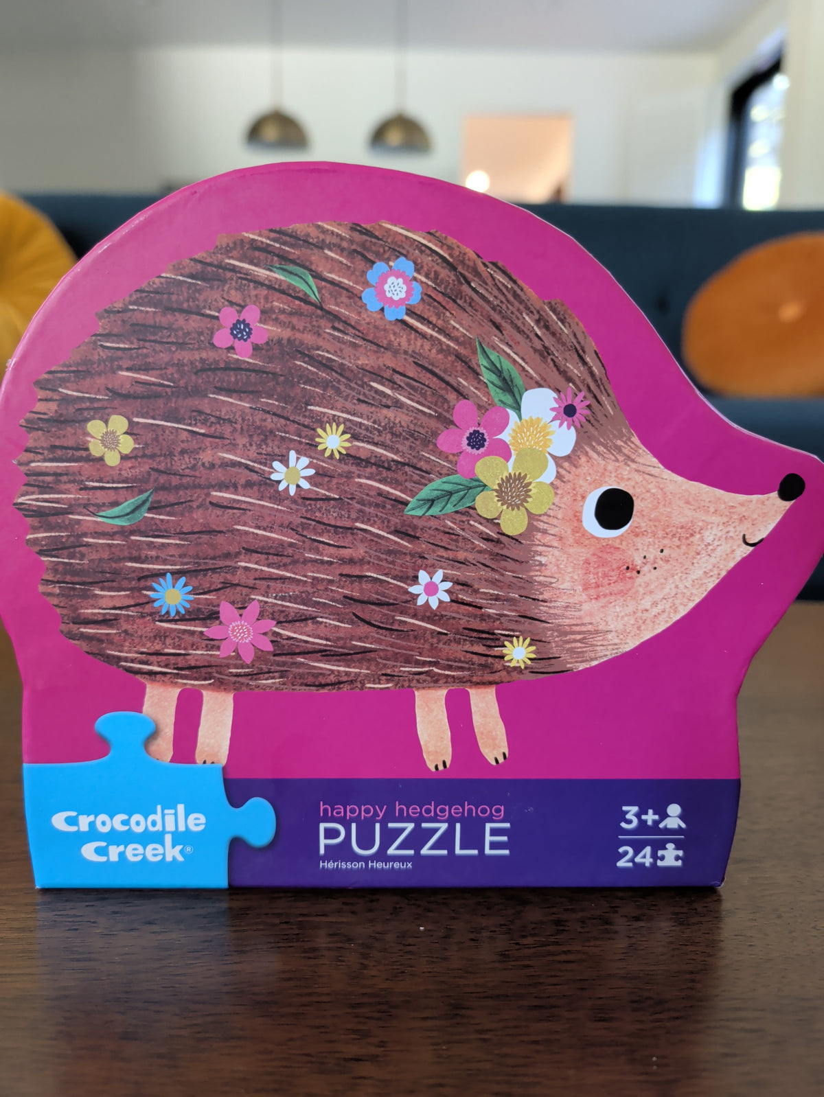 Happy Hedgehog, 24-piece kids' puzzle, Crocodile Creek