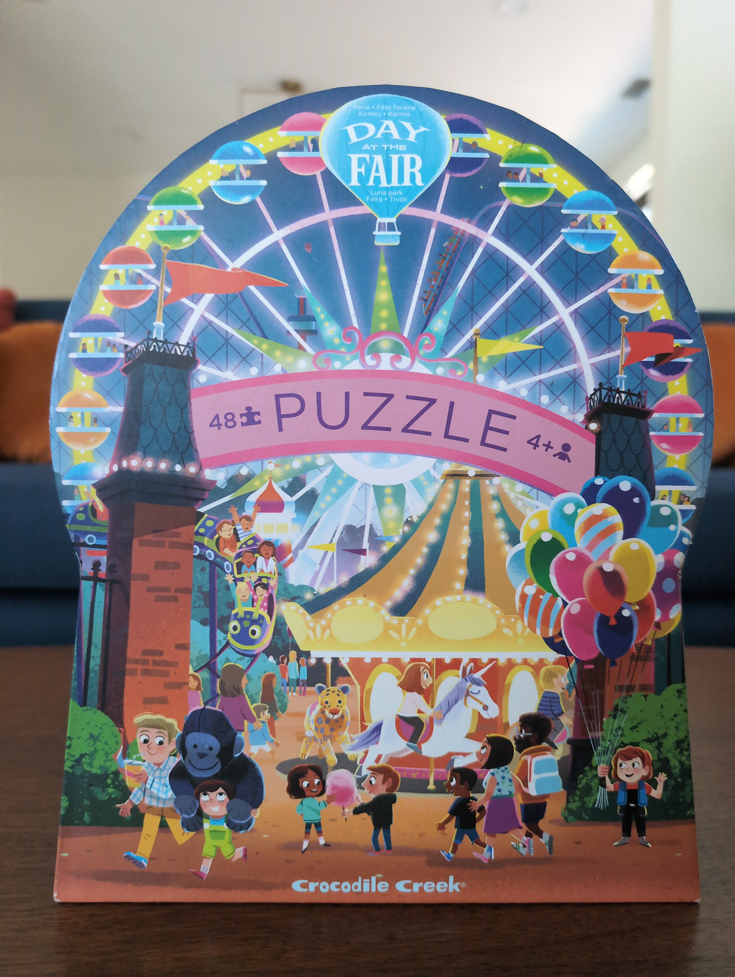 Day at the Fair, 48-piece kids' puzzle, Crocodile Creek