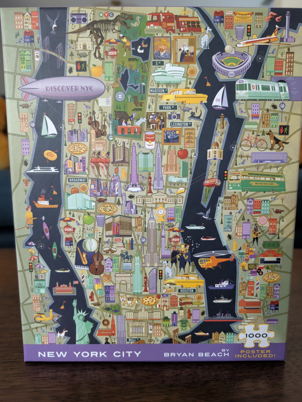 New York City, 1000-piece puzzle, Blue Lobster
