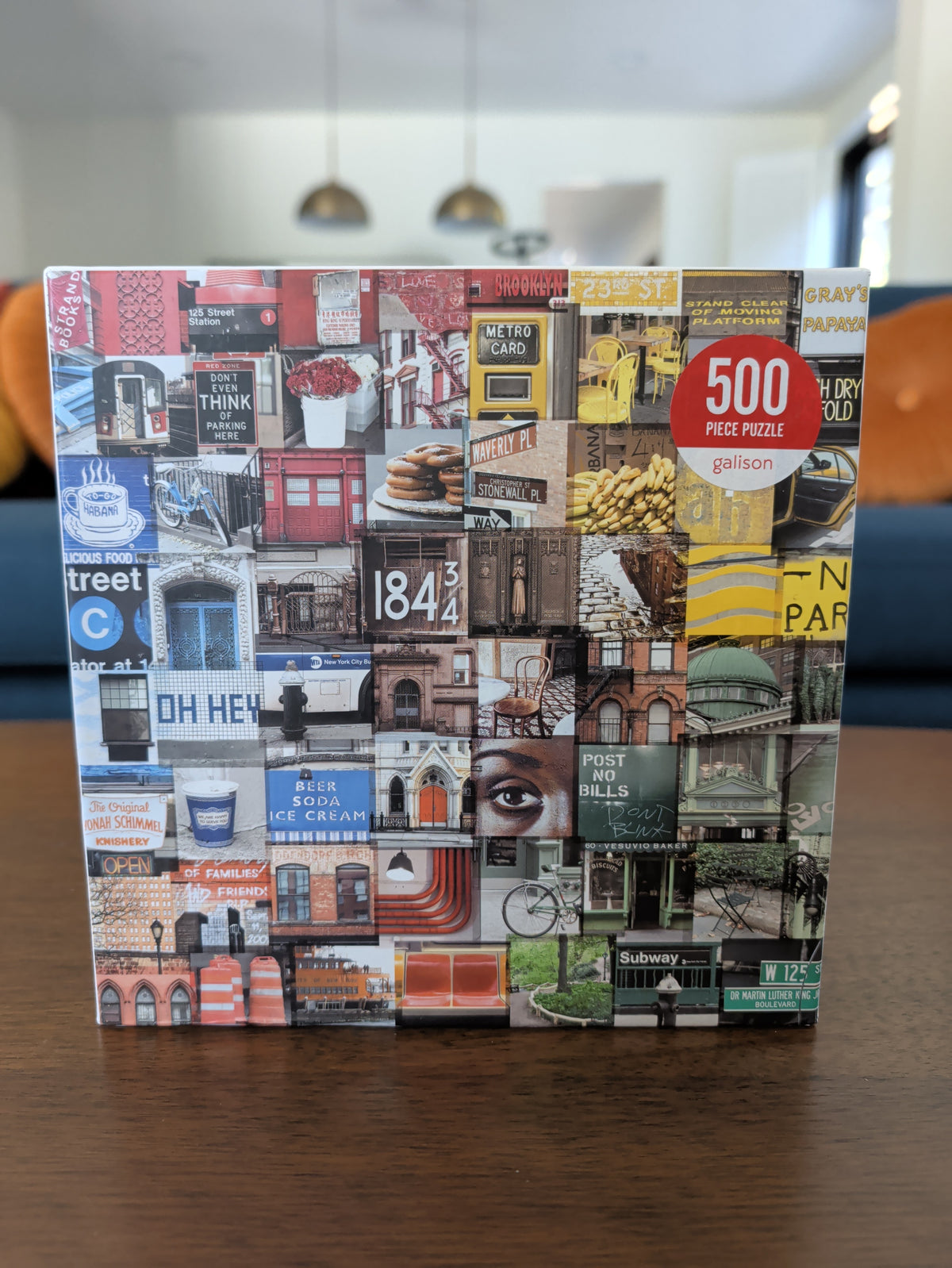 New York in Color, 500-piece puzzle, Galison
