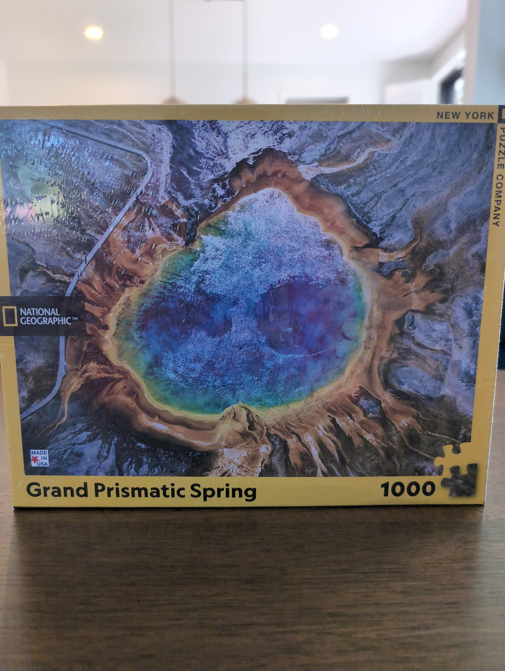 Grand Prismatic Spring, 1000-piece puzzle, New York Puzzle Company