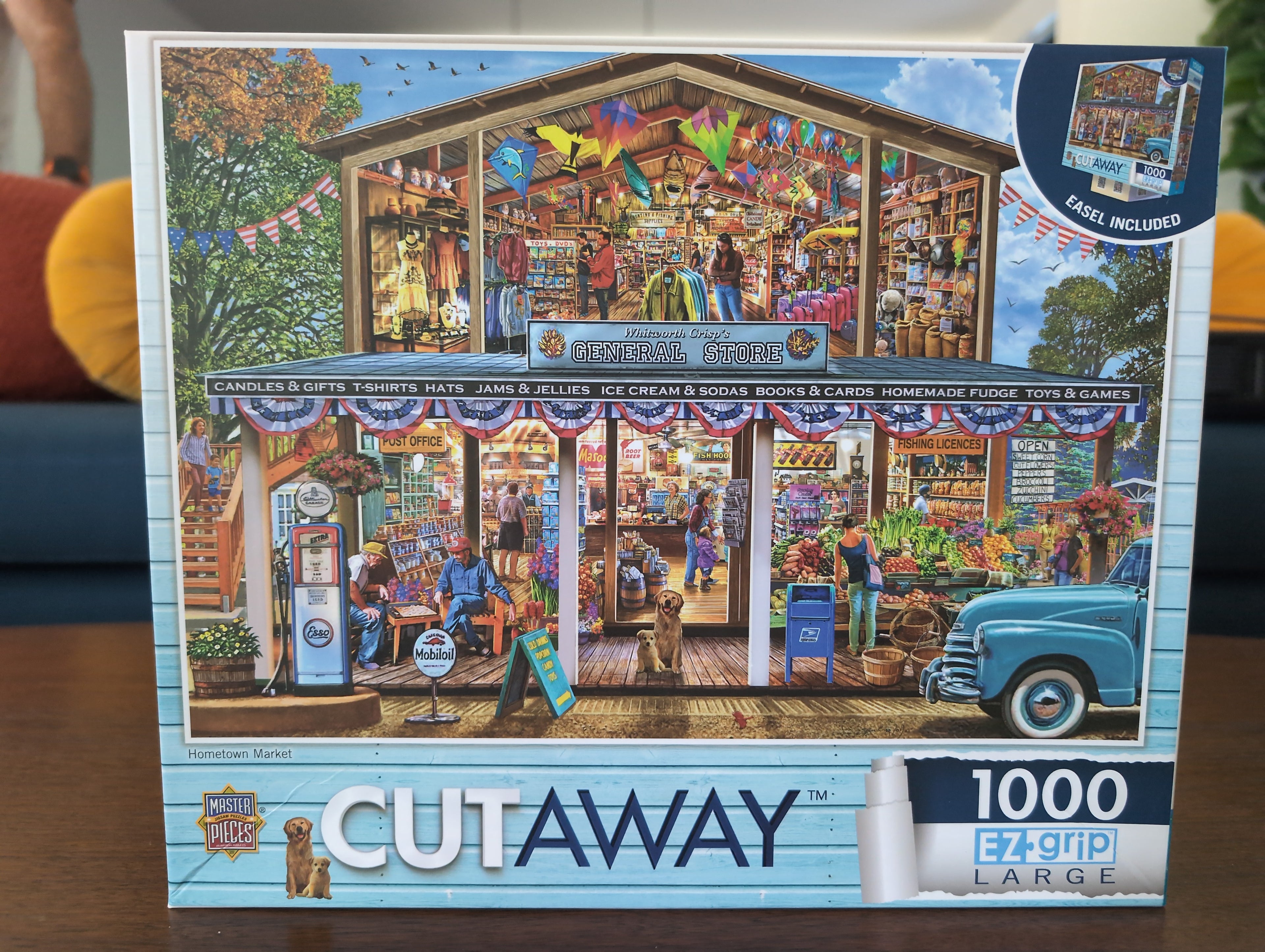 Hometown Market, 1000-piece puzzle, MasterPieces