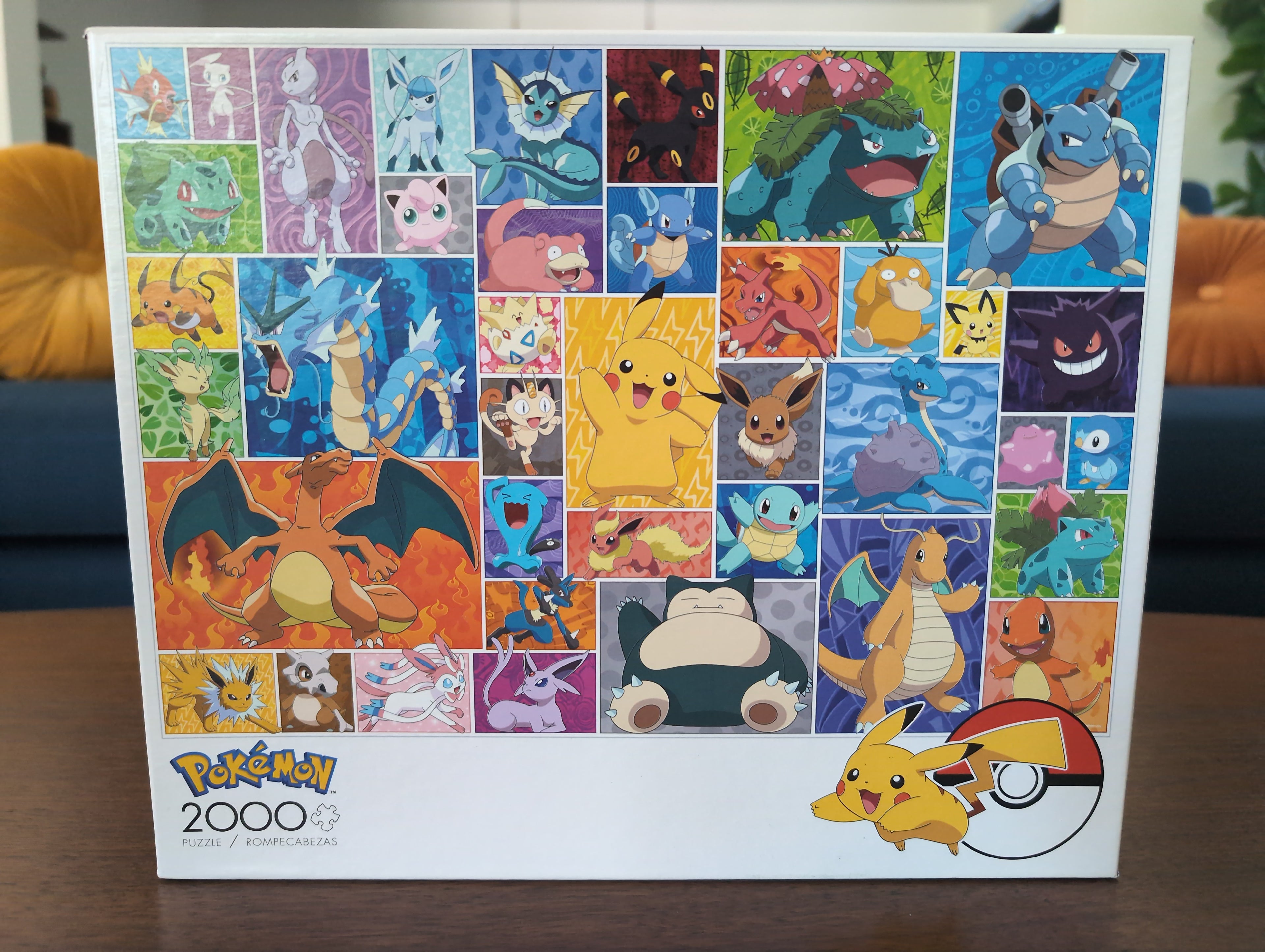 Pokemon collage, 2000-piece puzzle, Buffalo