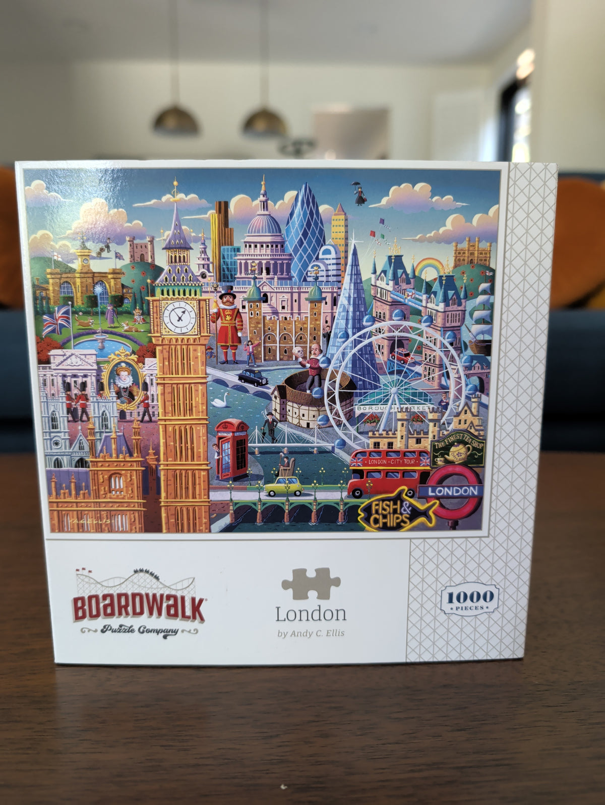 London, 1000-piece puzzle, Boardwalk Puzzle Company
