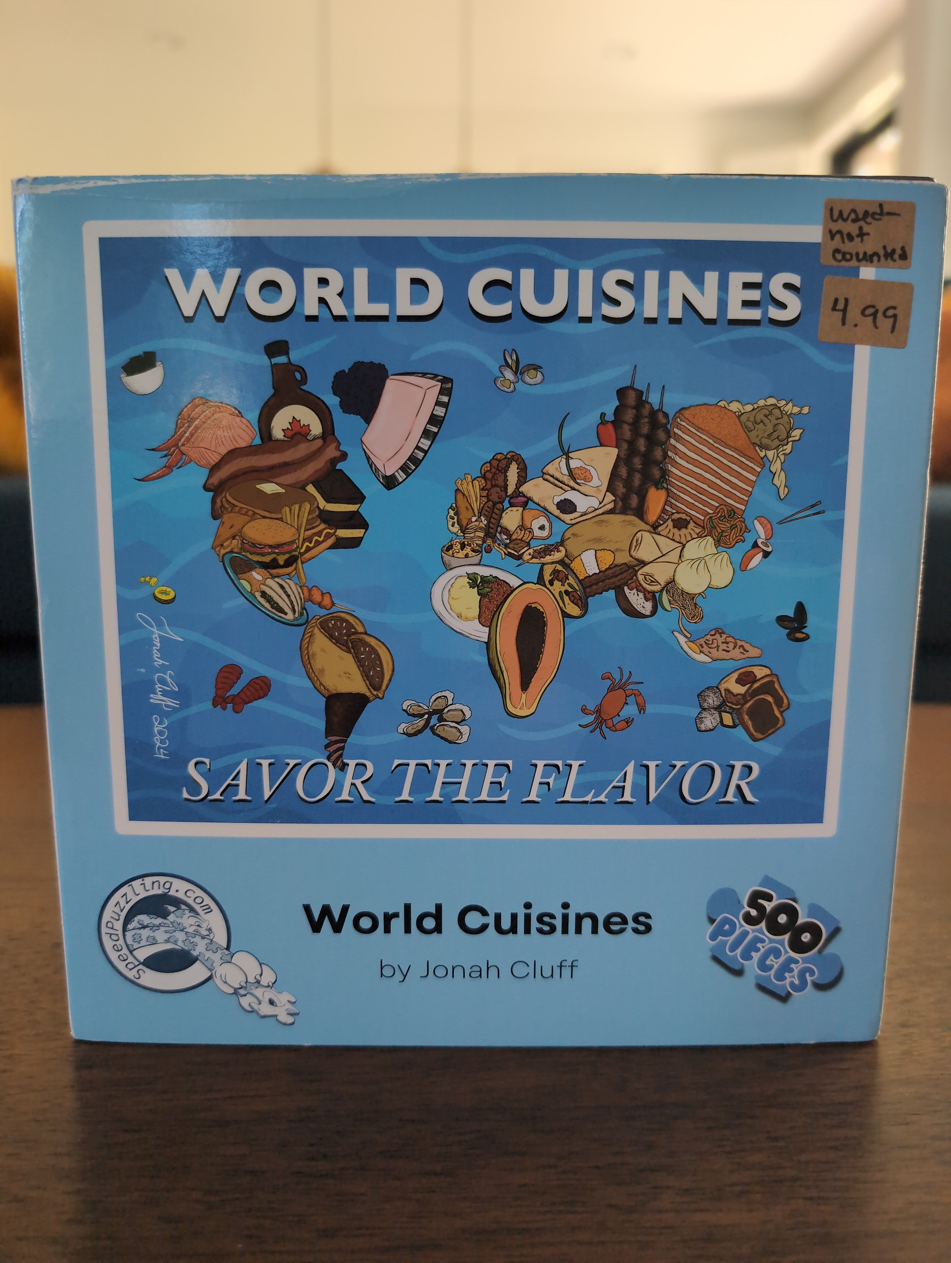 World Cuisines, 500-piece puzzle, Speedpuzzling.com