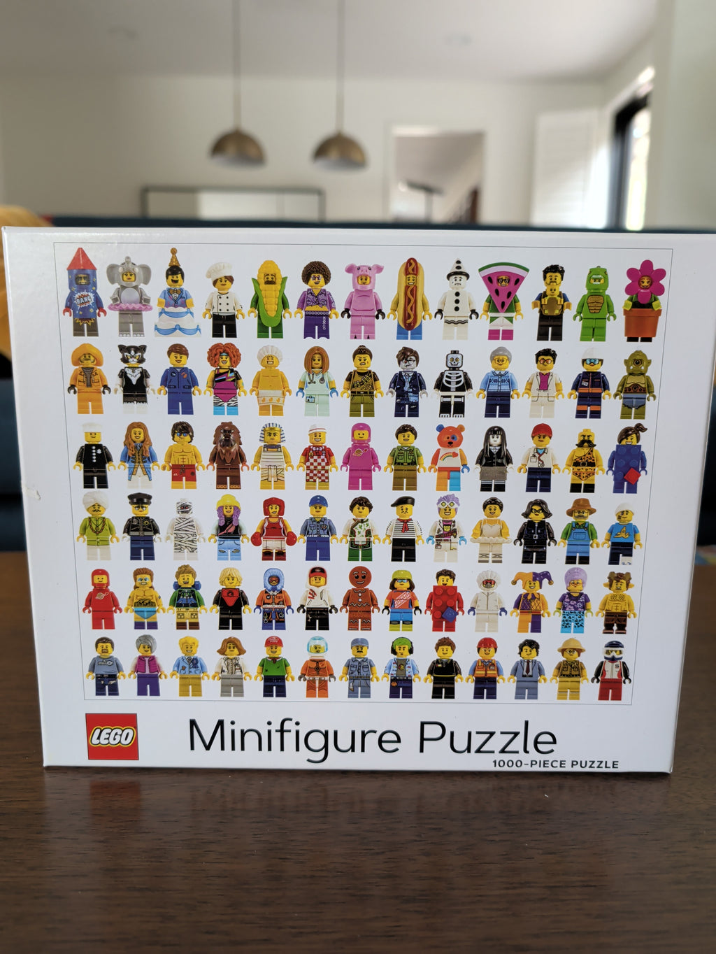 LEGO Minifigure puzzle, 1000-piece puzzle, Chronicle Books