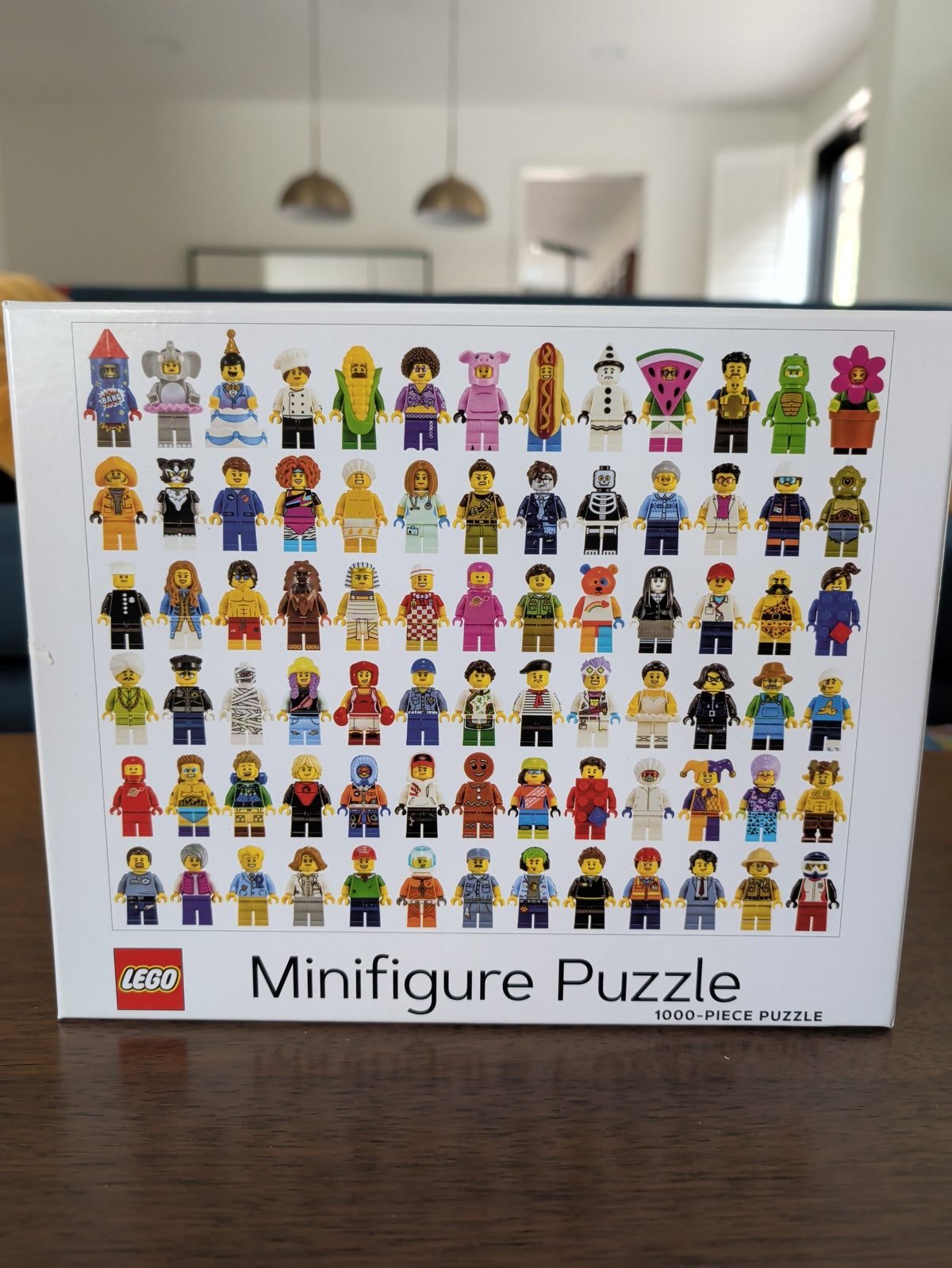 LEGO Minifigure puzzle, 1000-piece puzzle, Chronicle Books