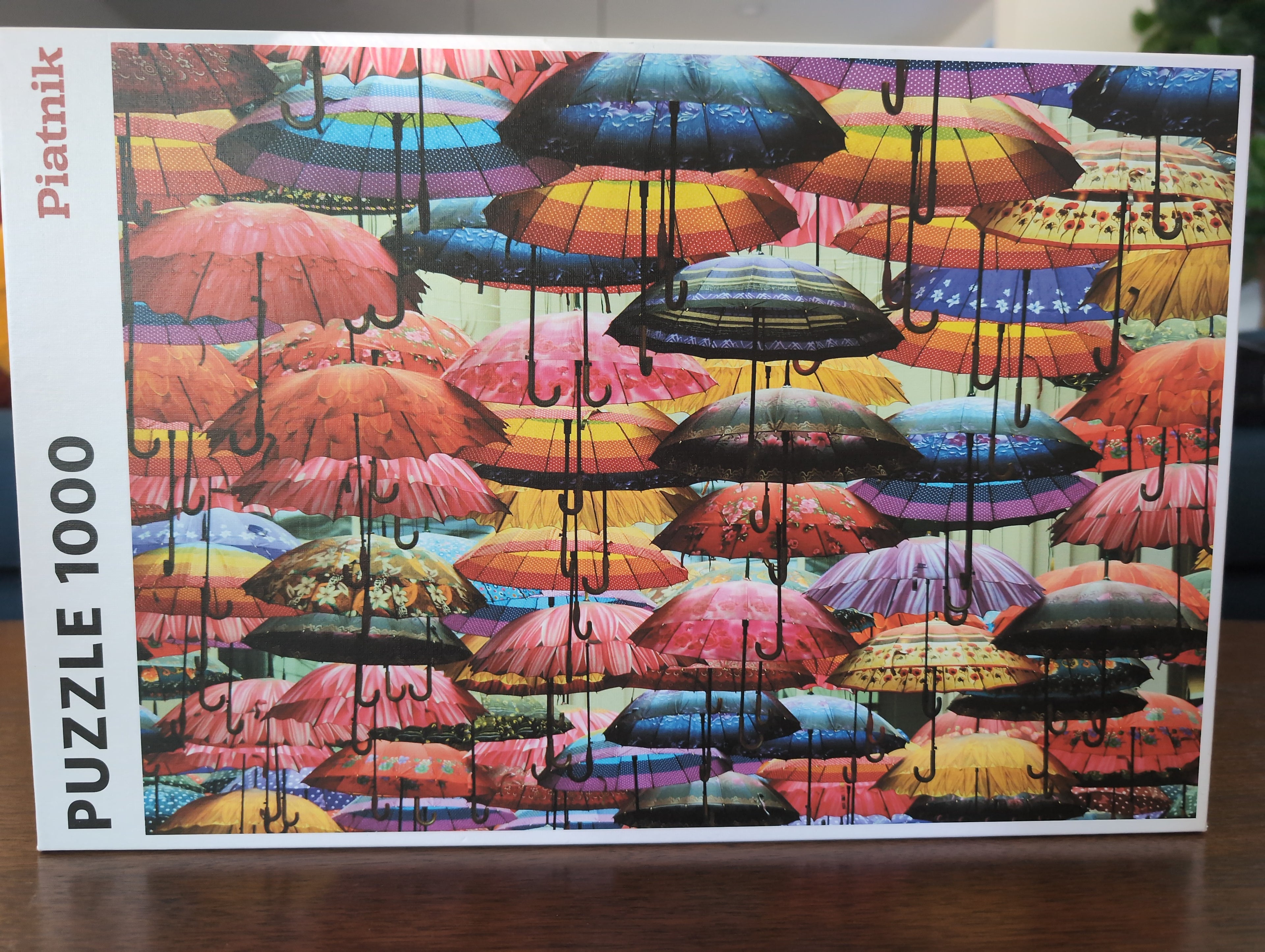 Colorful Umbrellas, 1000-piece puzzle, Piatnik